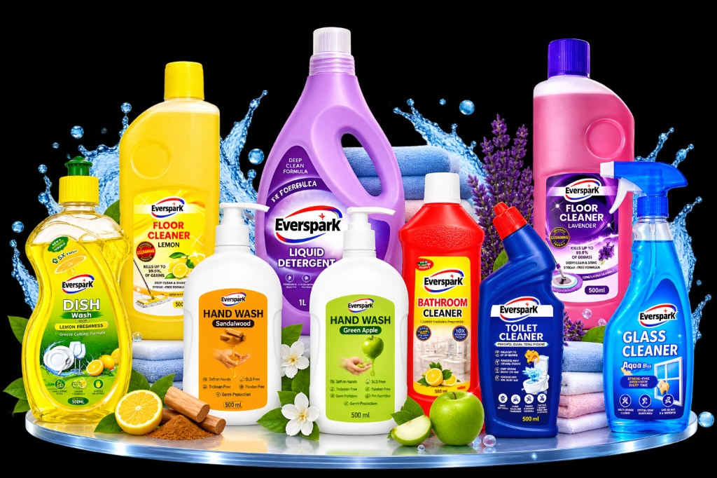 Everspark Cleaning Products Range